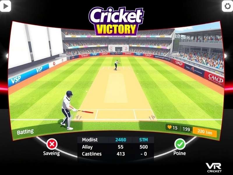 VR Cricket Glorious Victory Bowling Mechanics